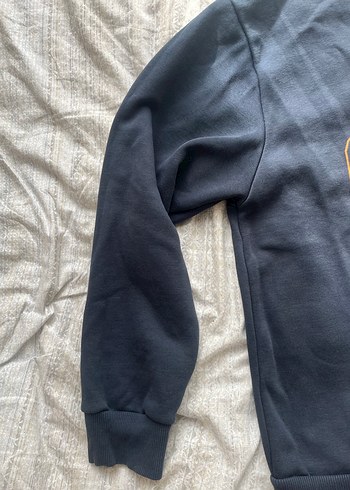 m Beden gri Renk Oversize mavi sweatshirt