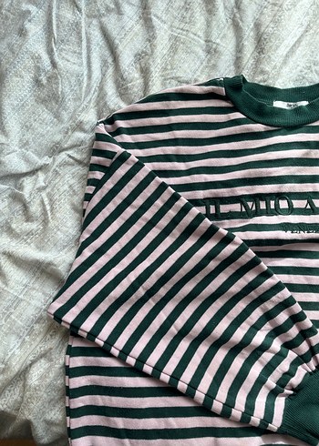 m Beden yeşil Renk Bershka oversize sweatshirt