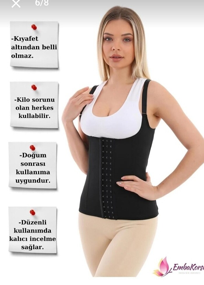 Korse, balenli korse , çelik korse , - Görsel 2