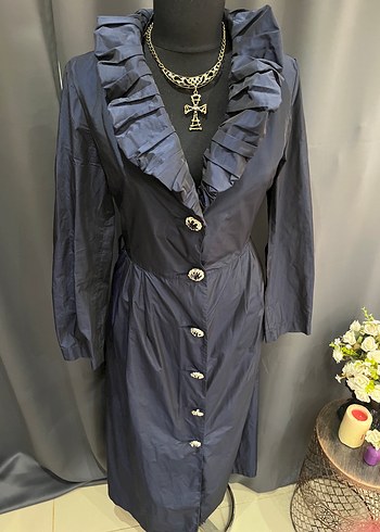 Gotik kaftan trençkot - Görsel 3