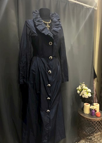 Gotik kaftan trençkot - Görsel 8