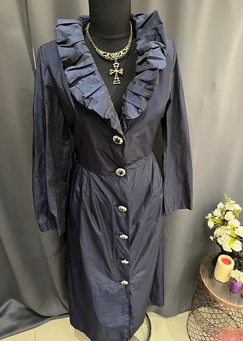 Gotik kaftan trençkot - Görsel 2