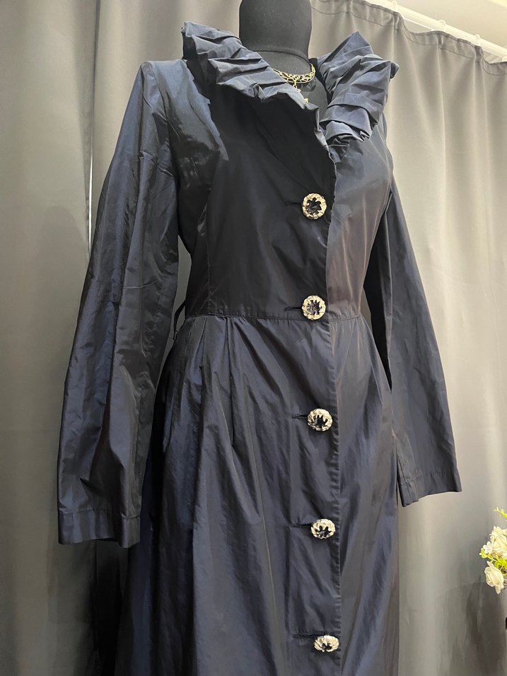 Gotik kaftan trençkot - Görsel 5