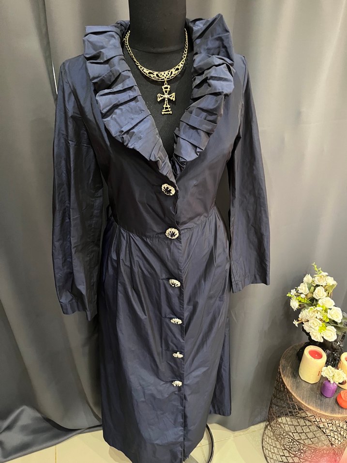 Gotik kaftan trençkot - Görsel 2