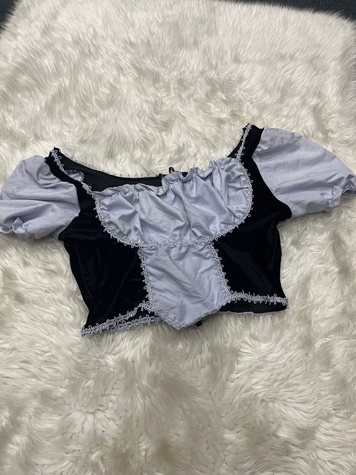 Gri Renkli Gotik Kadın Bustiyer - Görsel 2