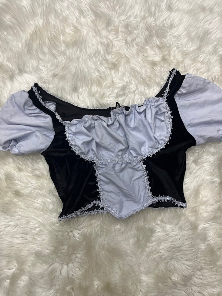 Gri Renkli Gotik Kadın Bustiyer - Görsel 4