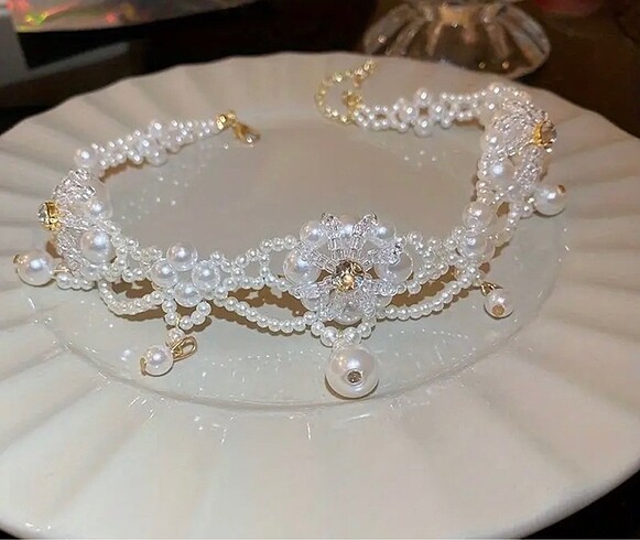 Beden Şık inci choker