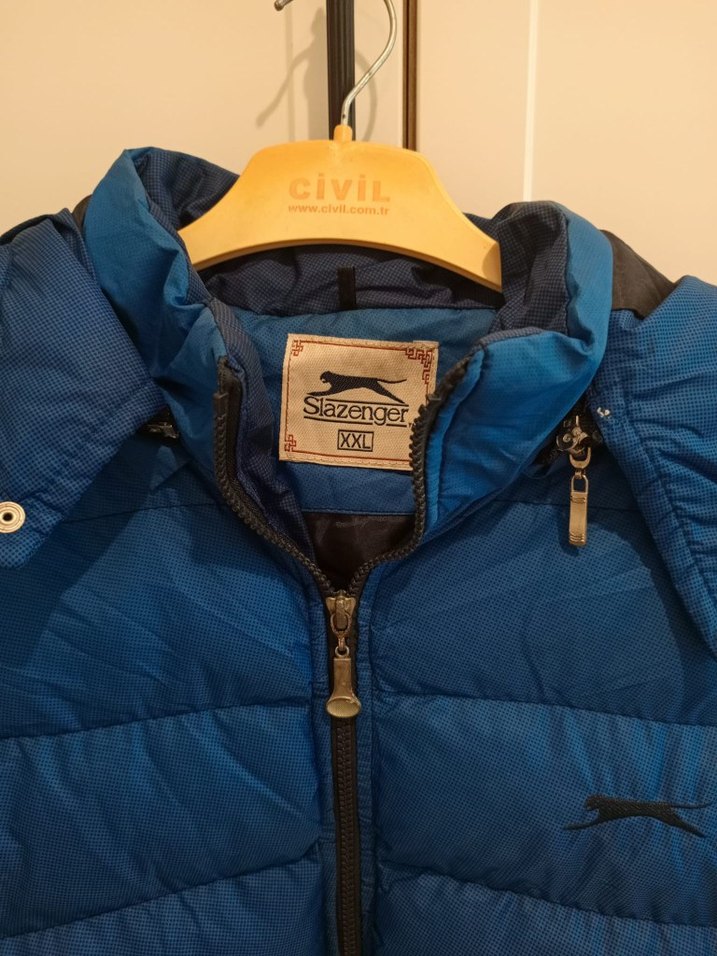 Erkek Lacivert Fermuarlı Streetwear Mont - Görsel 2