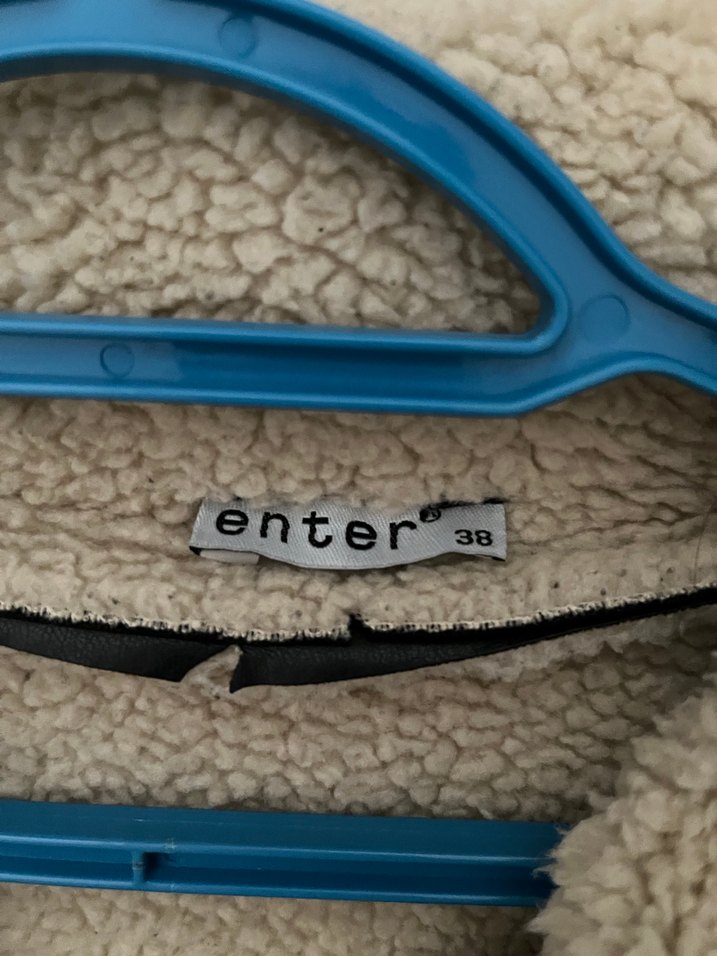 Kürklü Kahverengi Deri Kadın Ceket - Görsel 3