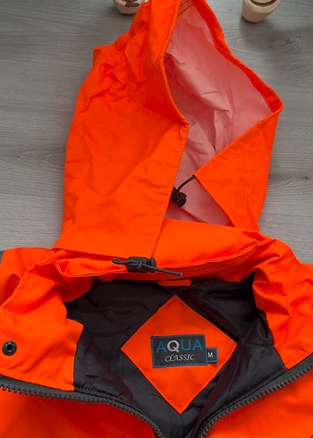 Turuncu Reflektörlü Düğmeli Street Wear Mont - Görsel 7