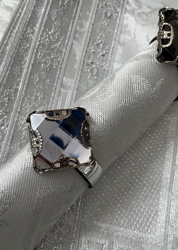 Gri Nakışlı Modern Klasik Peçete Seti - Görsel 6