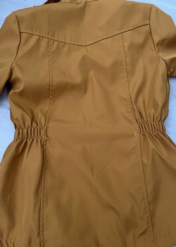 Düğmeli Bej Kadın Ceket - Görsel 6