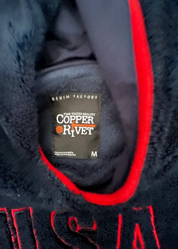 Kapüşonlu Erkek Kırmızı Siyah Polar Sweatshirt - Görsel 3