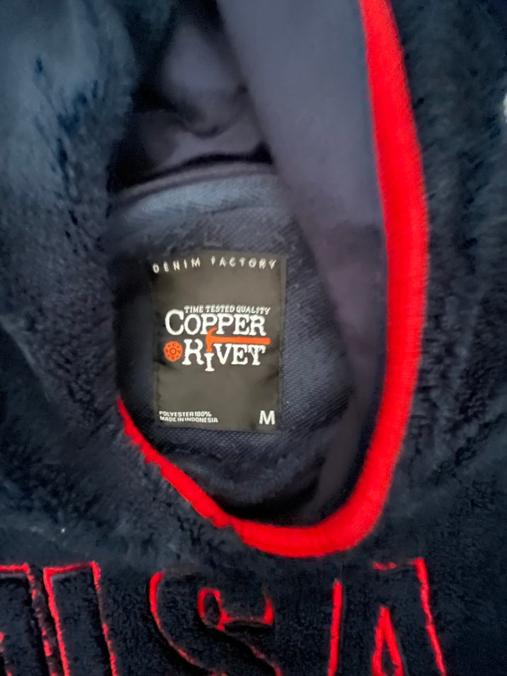 Kapüşonlu Erkek Kırmızı Siyah Polar Sweatshirt - Görsel 3