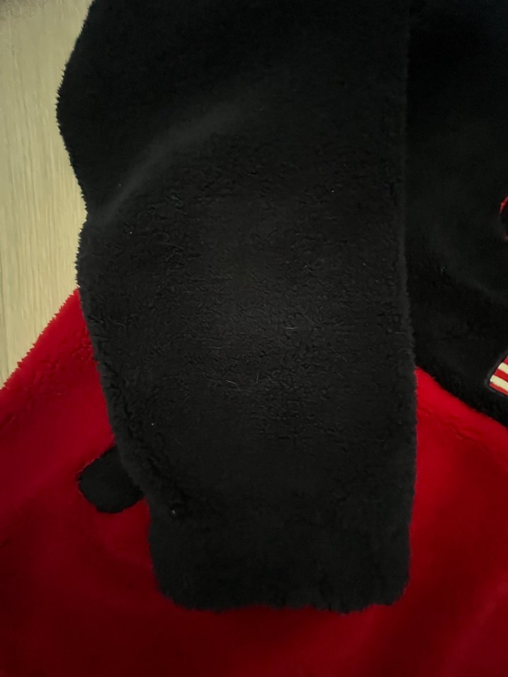 Kapüşonlu Erkek Kırmızı Siyah Polar Sweatshirt - Görsel 5