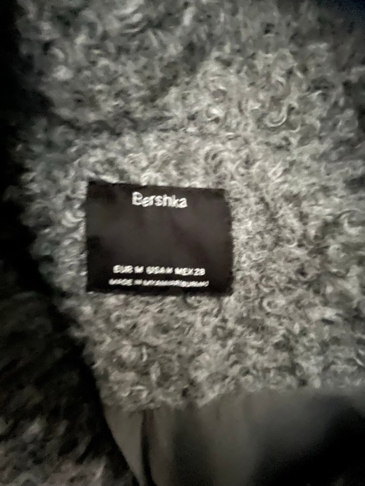 Gri Düğmeli Midi Kadın Kaban - Görsel 2