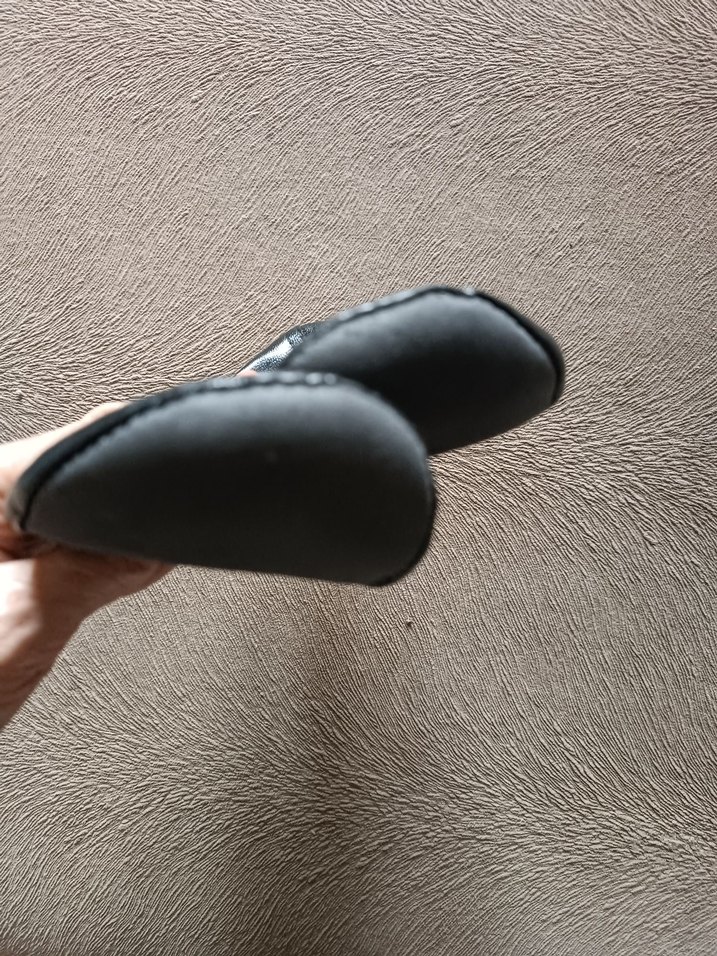 29-30 no,tabanı 20 cm,PİSİPİSİ, Siyah Lastikli Bale Ayakkabısı - Görsel 3