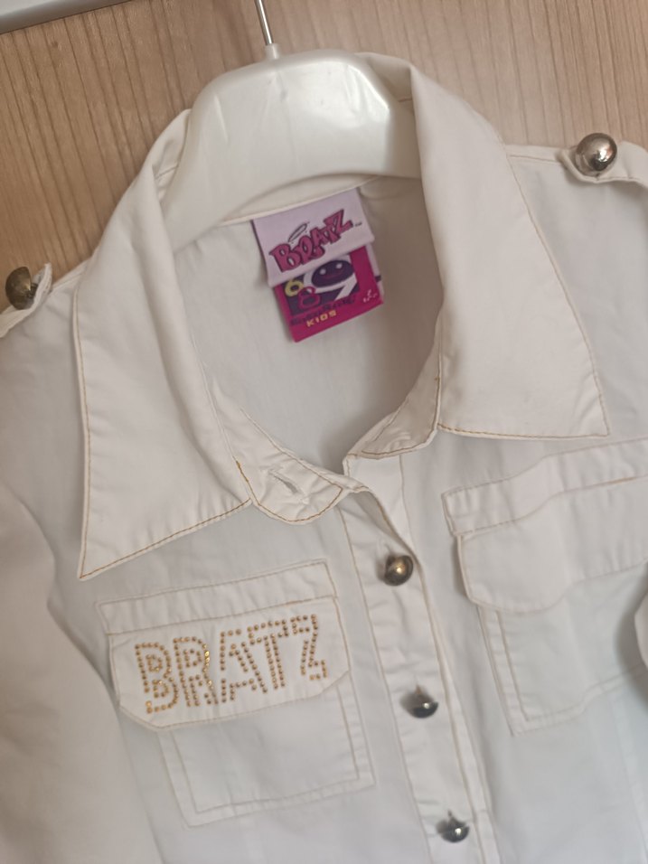 BRATZ Kız Çocuk Beyaz Gömlek, 7 yaş,ORİGİNAL, Boyner 'den ... - Görsel 3