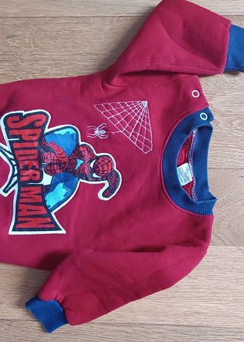7-8 aylıktan itibaren olur,Kırmızı Spider-Man(örümcek adam)Sweat - Görsel 6
