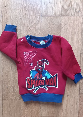 7-8 aylıktan itibaren olur,Kırmızı Spider-Man(örümcek adam)Sweat - Görsel 4