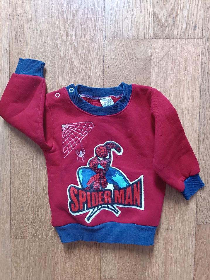 7-8 aylıktan itibaren olur,Kırmızı Spider-Man(örümcek adam)Sweat - Görsel 4
