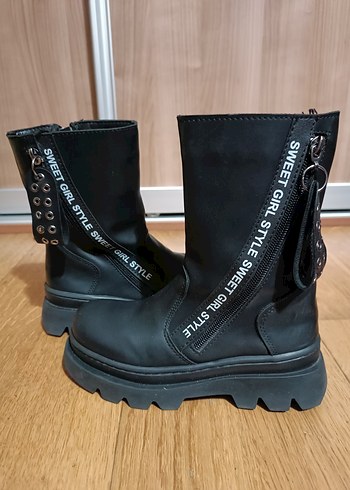 32 no, Kız çocuk Bot,Tarz, siyah, Yepyenidir - Görsel 2