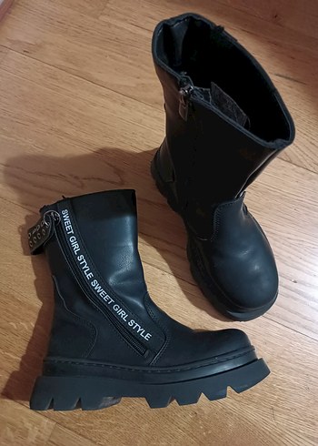 32 no, Kız çocuk Bot,Tarz, siyah, Yepyenidir - Görsel 7