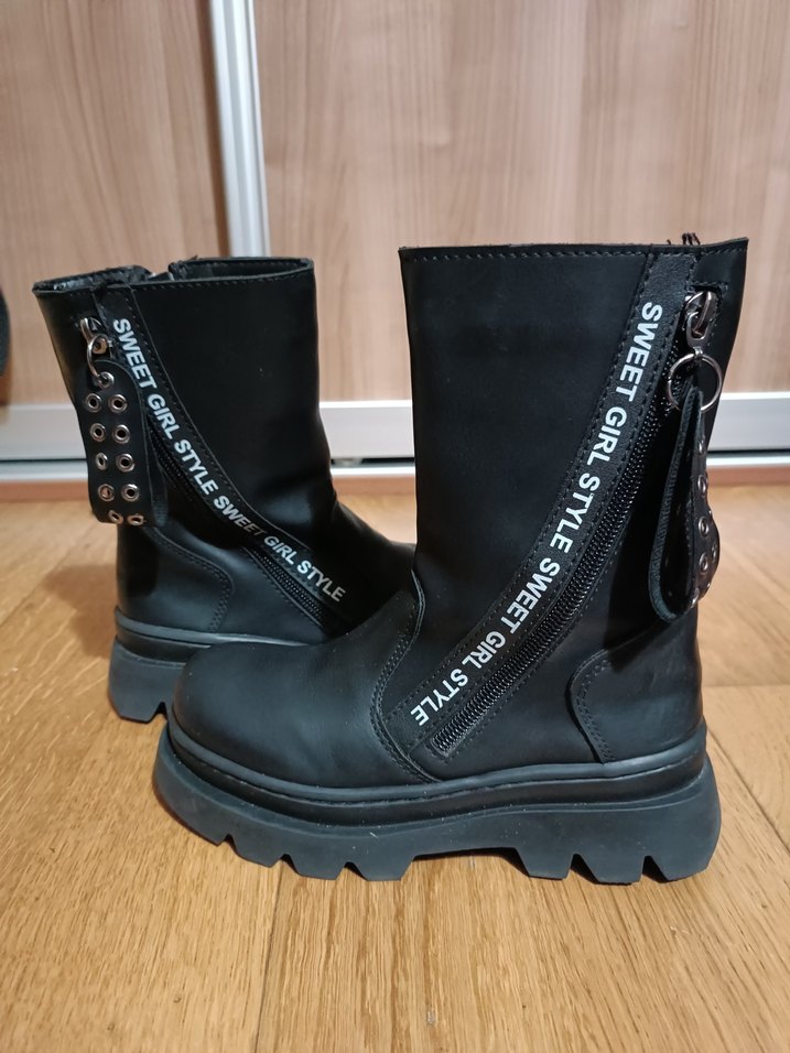 32 no, Kız çocuk Bot,Tarz, siyah, Yepyenidir - Görsel 2