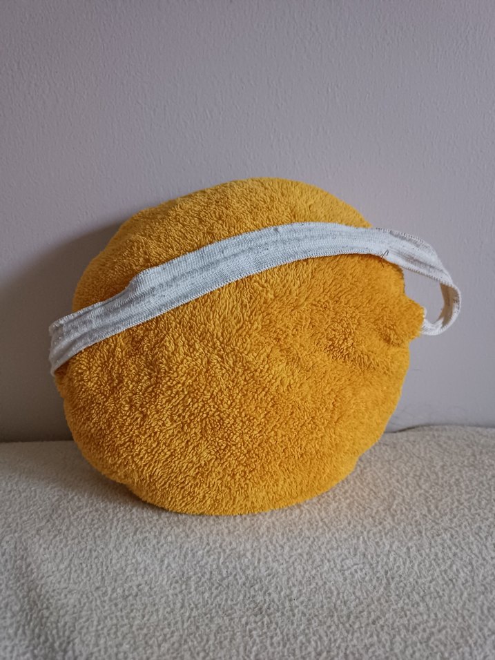 Sarı Emoji ÜZGÜN Yüz Peluş YASTIK  Araba koltuğu yastığı - Görsel 2