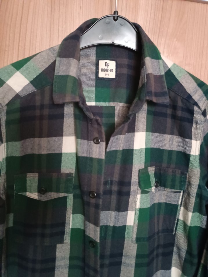 SMALL beden, Oduncu gömlek,DF MARKA, YEPYENİ, TARZ, RAHAT - Görsel 2