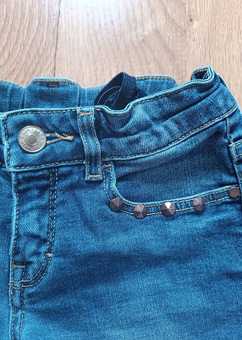 ZARA,5-6 YAŞ, Kız Denim Şort, Tarz,Yepyenidir,icten lastikli  - Görsel 3