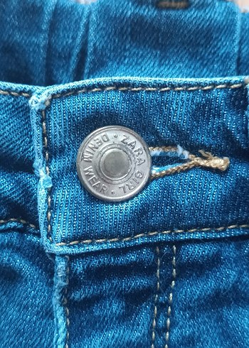 ZARA,5-6 YAŞ, Kız Denim Şort, Tarz,Yepyenidir,icten lastikli  - Görsel 4