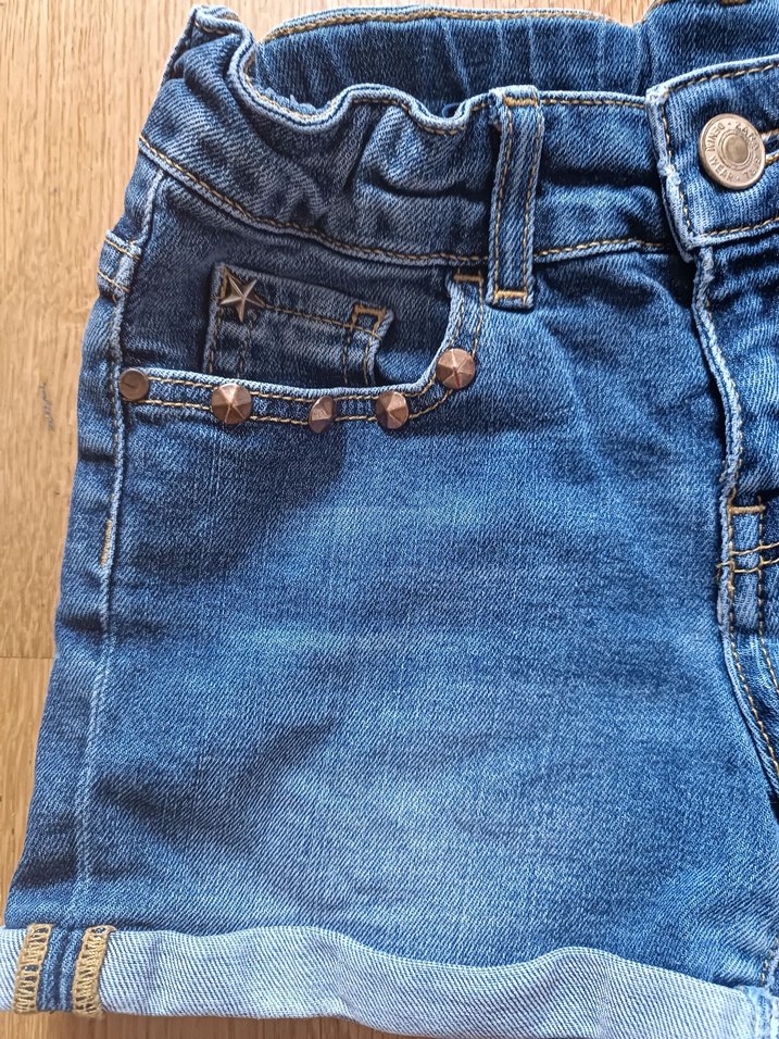 ZARA,5-6 YAŞ, Kız Denim Şort, Tarz,Yepyenidir,icten lastikli  - Görsel 5