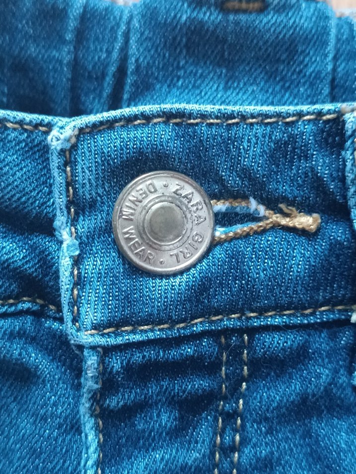 ZARA,5-6 YAŞ, Kız Denim Şort, Tarz,Yepyenidir,icten lastikli  - Görsel 4