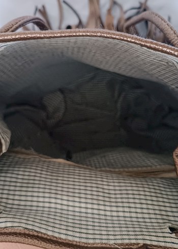 Kadın Sırt Çantası, püsküllü model, genel olarak görüldüğü gibi - Görsel 6