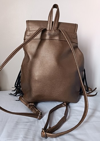 Kadın Sırt Çantası, püsküllü model, genel olarak görüldüğü gibi - Görsel 2
