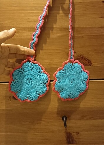 SIFIR,Fırın tutacak, ÇEYİZLİK, Nostalji, el örgüsü, meraklısına, - Görsel 2