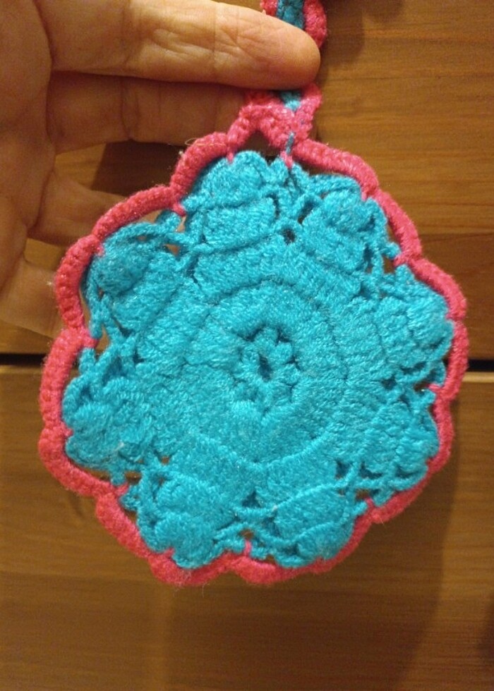 SIFIR,Fırın tutacak, ÇEYİZLİK, Nostalji, el örgüsü, meraklısına, - Görsel 4