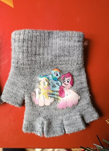 Çocuk eldiven,Pony desenli,2 yaştan itibaren olur. - Görsel 5