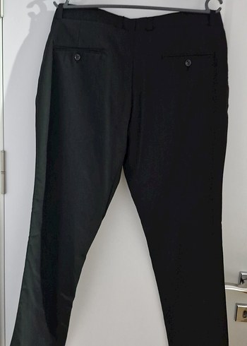 Düğmeli Siyah Erkek Pantolon - Görsel 3