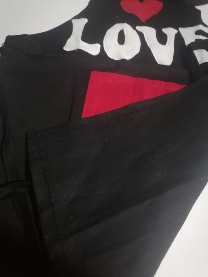 sevgililer gününe özel eşlere takım. önlüklerimiz astarlıdır. - Görsel 2