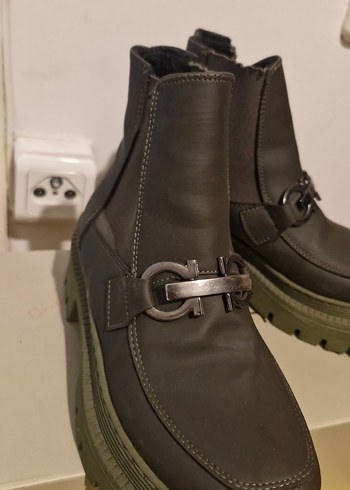 Tokalı haki Platform Kadın Bot - Görsel 2