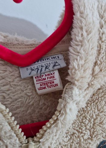 Çocuk Kürklü Kapüşonlu Yelek - Görsel 3