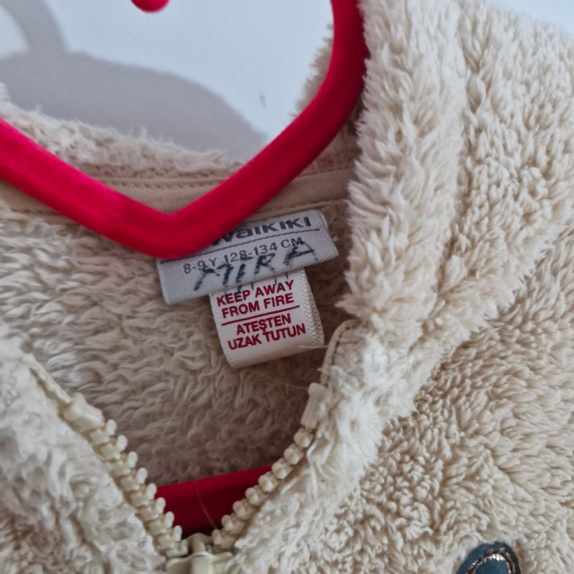 Çocuk Kürklü Kapüşonlu Yelek - Görsel 3