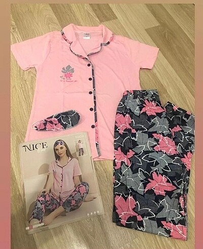 Kısa kollu pijama takımı