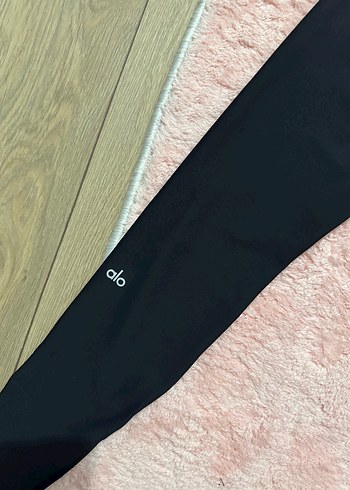 Diğer Alo yoga Siyah Bantlı Uzun Spor Tayt ve Büstiyer Takımı