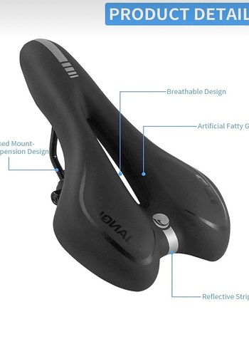 asroya jel rahat yumuşak konforlu geniş bisiklet selesi - Görsel 6