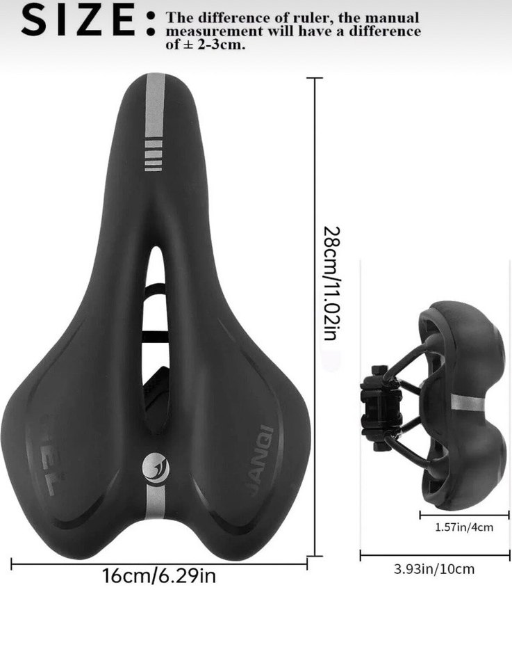 asroya jel rahat yumuşak konforlu geniş bisiklet selesi - Görsel 2