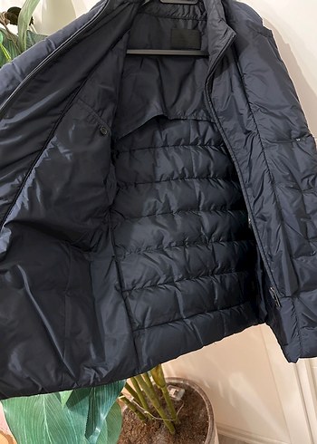 Prada Milano Orijinal Lacivert Mont - Görsel 7