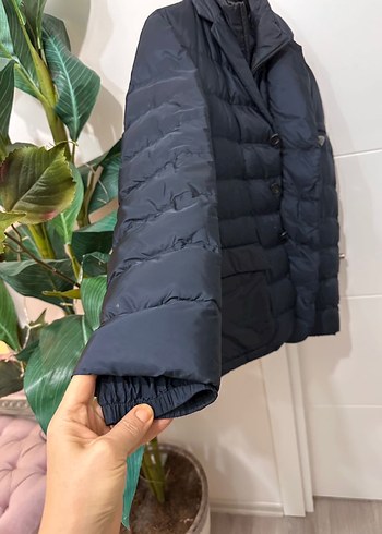 Prada Milano Orijinal Lacivert Mont - Görsel 4